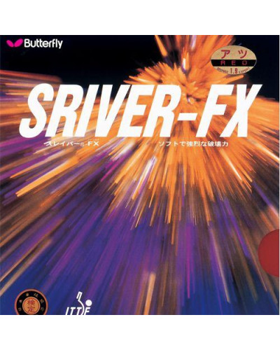 Накладки для ракетки Butterfly Sriver FX 2.1 мм (чорні)