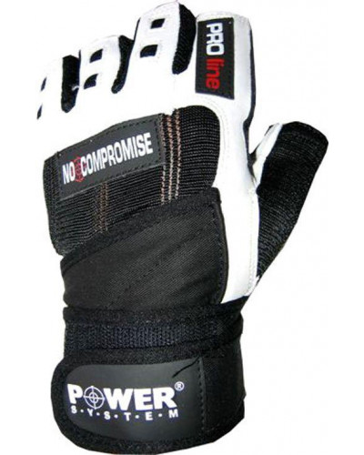 Рукавички для фітнесу Power System No Compromise BK-W