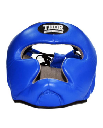 Боксерский шлем THOR 705 (Leather) синий