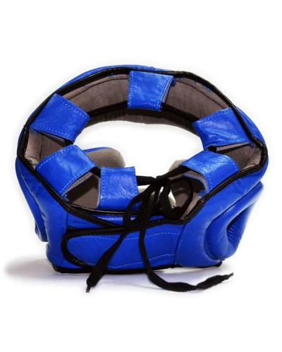 Боксерский шлем THOR 705 (Leather) синий