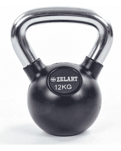 Гиря обрезиненная Zelart Sport Кроссфіт 12 кг