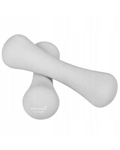 Гантели для фитнеса Springos (2 x 2.5 кг)