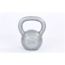 Гиря чугунная 32 кг (серая)