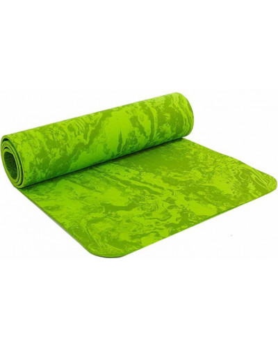 Килимок для фитнеса и йоги Yoga Mat PVC 4 мм. с чехлом (фиолетовый)