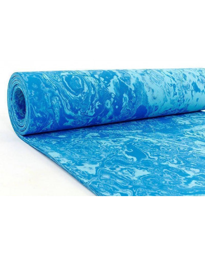 Килимок для фитнеса и йоги Yoga Mat PVC 4 мм. с чехлом (фиолетовый)