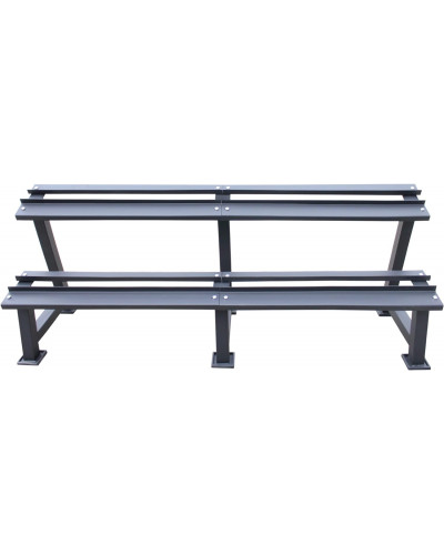 Стойка Muscle Mad Adjustable Heavy Duty 2 Tier Dumbbell Rack