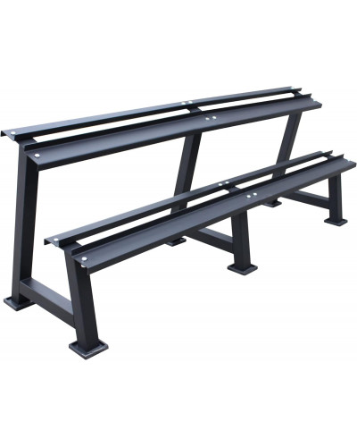 Стойка Muscle Mad Adjustable Heavy Duty 2 Tier Dumbbell Rack
