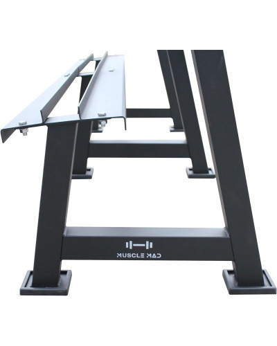 Стойка Muscle Mad Adjustable Heavy Duty 2 Tier Dumbbell Rack