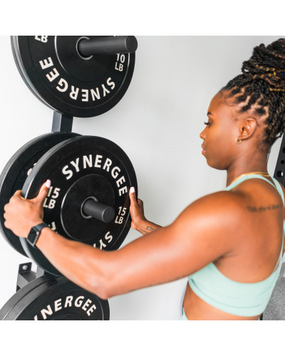 Стойка Synergee Weight Plate Wall Storage Rack