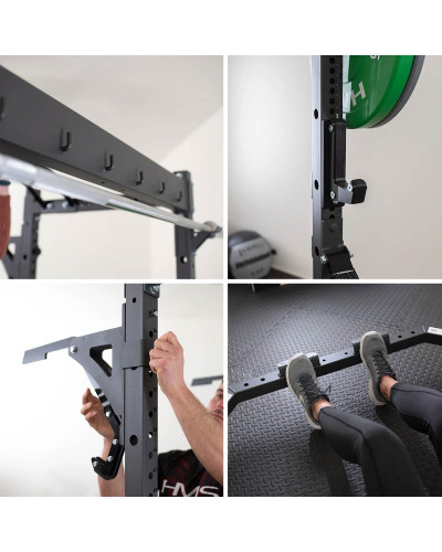 Силовая рама HMS KLT3110 SET POWER RACK WITH EQUIPMENT COMMERCIAL