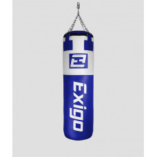 Exigo Super Pro 4ft 40kg Кожаный Боксерский Мешок - Синий/Белый