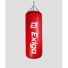 Exigo Super Pro 4ft 60kg Джамбо Кожаный Боксерский Мешок - Красный