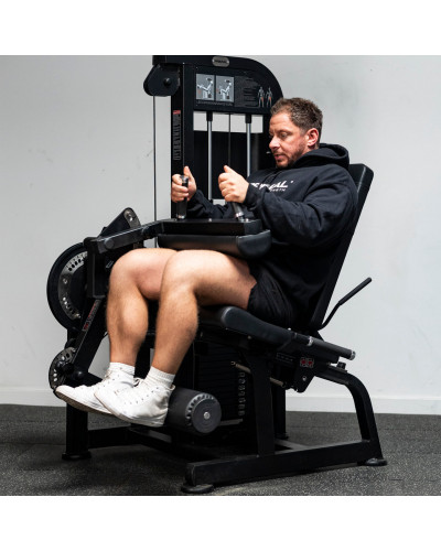Подвійний тренажер для розгинання/згинання ніг сидячи Primal Performance Series, 125 кг