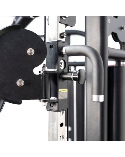 Двойной регулируемый тросовый блок Primal Performance Series, 125 кг, с двумя стеками по 125 кг Двойной регулируемый тросовый блок Primal Performance Series, 125 кг, с двумя стеками по 125 кг