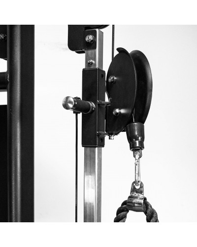 Двойной регулируемый тросовый блок Primal Performance Series, 125 кг, с двумя стеками по 125 кг Двойной регулируемый тросовый блок Primal Performance Series, 125 кг, с двумя стеками по 125 кг