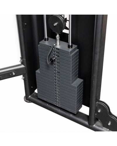 Двойной регулируемый тросовый блок Primal Performance Series, 125 кг, с двумя стеками по 125 кг Двойной регулируемый тросовый блок Primal Performance Series, 125 кг, с двумя стеками по 125 кг