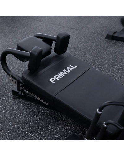 Похилий жим ногами під кутом 70 градусів із плитами Primal Performance Series Похилий жим ногами під кутом 70 градусів із плитами Primal Performance Series