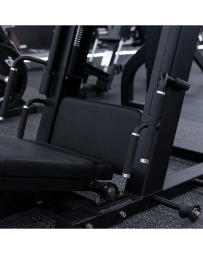 Похилий жим ногами під кутом 70 градусів із плитами Primal Performance Series Похилий жим ногами під кутом 70 градусів із плитами Primal Performance Series