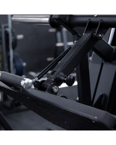 Похилий жим ногами під кутом 70 градусів із плитами Primal Performance Series Похилий жим ногами під кутом 70 градусів із плитами Primal Performance Series