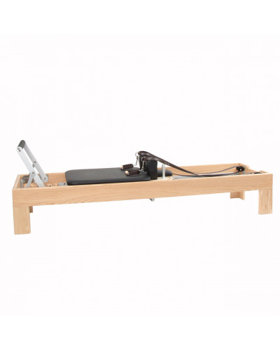 Peak Pilates Artistry Reformer з веганськими ременями – бук, чорний