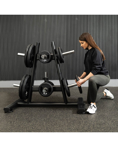 Дерево для олімпійських дисків Round Olympic Weight Plate Tree