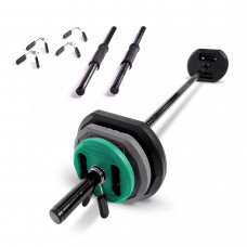 Студійний Pump Set Round RBX Rubber з БЕЗКОШТОВНОЮ парою гантельних грифів 30 мм із затискачами