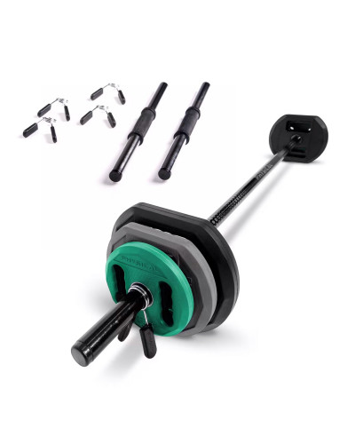 Студійний Pump Set Round RBX Rubber з БЕЗКОШТОВНОЮ парою гантельних грифів 30 мм із затискачами
