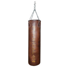 Боксерський мішок Round Leather – вінтажний коричневий