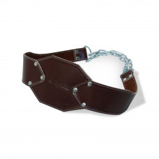 Шкіряний пояс для віджимань Round Leather Dipping Belt