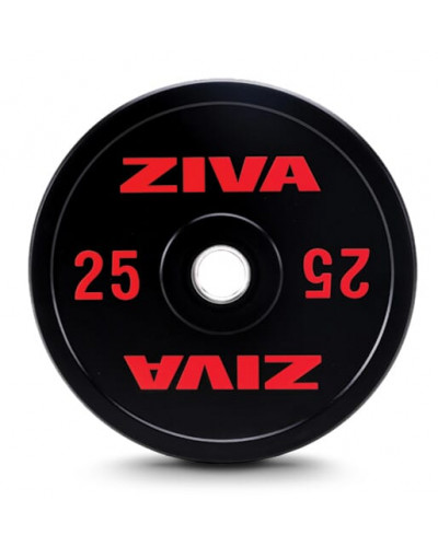 Соревновательные бамперные блины ZIVA XP (25 кг)