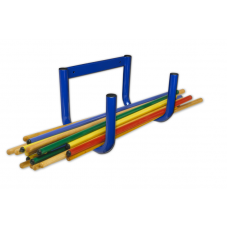 Настінна стійка для гімнастичних палиць, 100 шт S00414