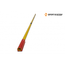 Кольорова склопластикова планка для стрибків у висоту, круглий переріз, 4 м, змагальна S02572