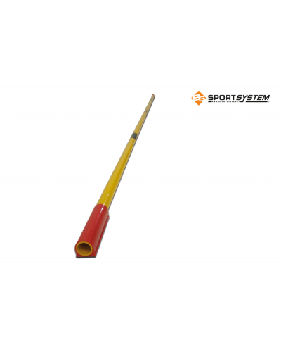 Кольорова склопластикова планка для стрибків із жердиною, круглий переріз, 4,5 м, змагальна S02610