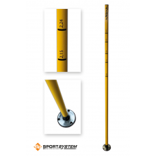 Платформа для арбітра волейболу, фіксована висота, сталь Ø 40 мм, HPL, колеса S04768