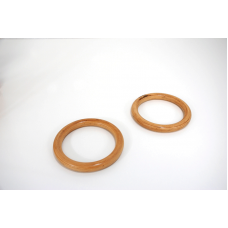 Гімнастичні кільця дерев’яні ламельні, Ø28 мм, пара S00002