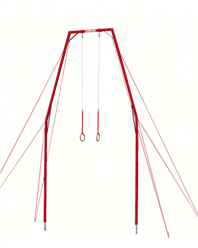 Конструкція для гімнастичних кілець F.I.G. з кільцями та мотузками S00014