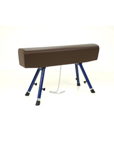 Опорний кінь гімнастичний з натуральною шкірою S00102