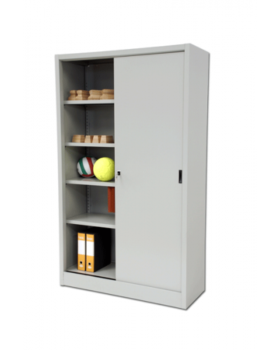 Металева шафа для обладнання з розсувними дверима 120×45×200 см S00356