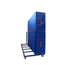 Вертикальний візок для матів сталевий 250×105 см S00678