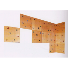 Тренувальна стіна для лазіння з панелями та зачепами S00796