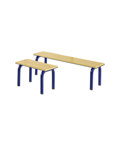 Лава для шведської стінки, сталева, дерев’яне сидіння, 120 см S00904