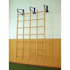 Підвісна шведська стінка з перекладинами, 24 отвори, 230×350 см S01004