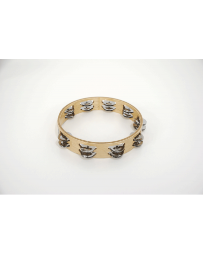 Тамбурин дерев’яний з дзвіночками S01484