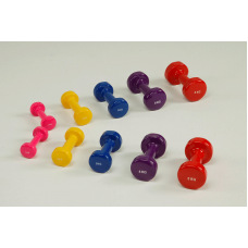 Гантелі чавунні з ПВХ-покриттям, за кг S01674