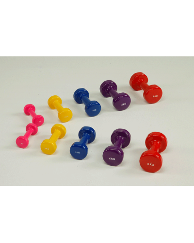 Гантелі чавунні з ПВХ-покриттям, за кг S01674