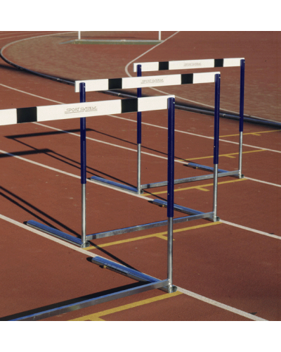 Олімпійський бар’єр сталева конструкція, регулювання, планка біла S02068