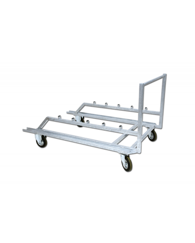 Візок для бар’єрів, місткість до 25 шт. S02076