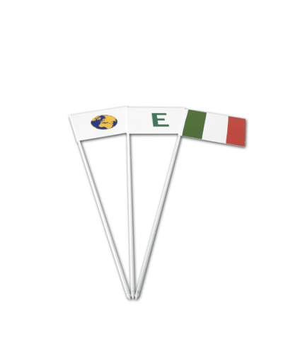 Набір прапорів для рекордів: національний, європейський, світовий S02220