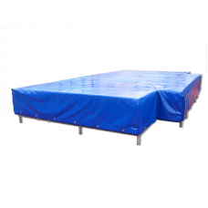 Мат для приземлення для стрибків у висоту, 500×300×60 см, блоки піноматеріалу, btex S02578