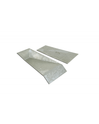 Короб оцинкований для упору жердини з кришкою S02626